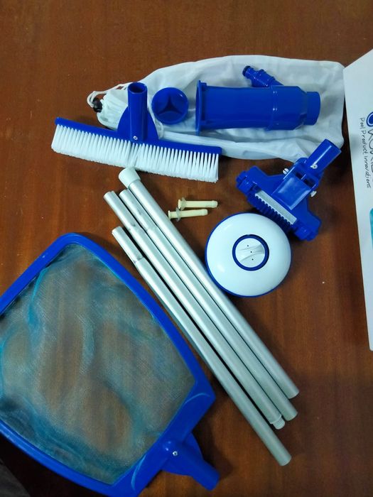 Capa de piscina + Kit de manutenção de piscina