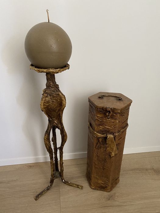 Peças artesanais decorativas