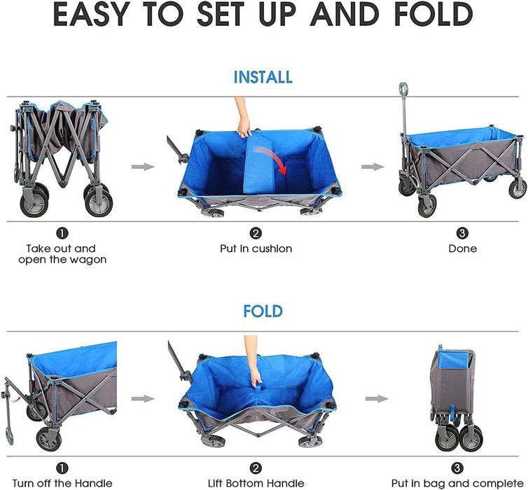Nowy wózek transportowy / ręczny / przyczepa / kółka/ PORLAT !9611!
