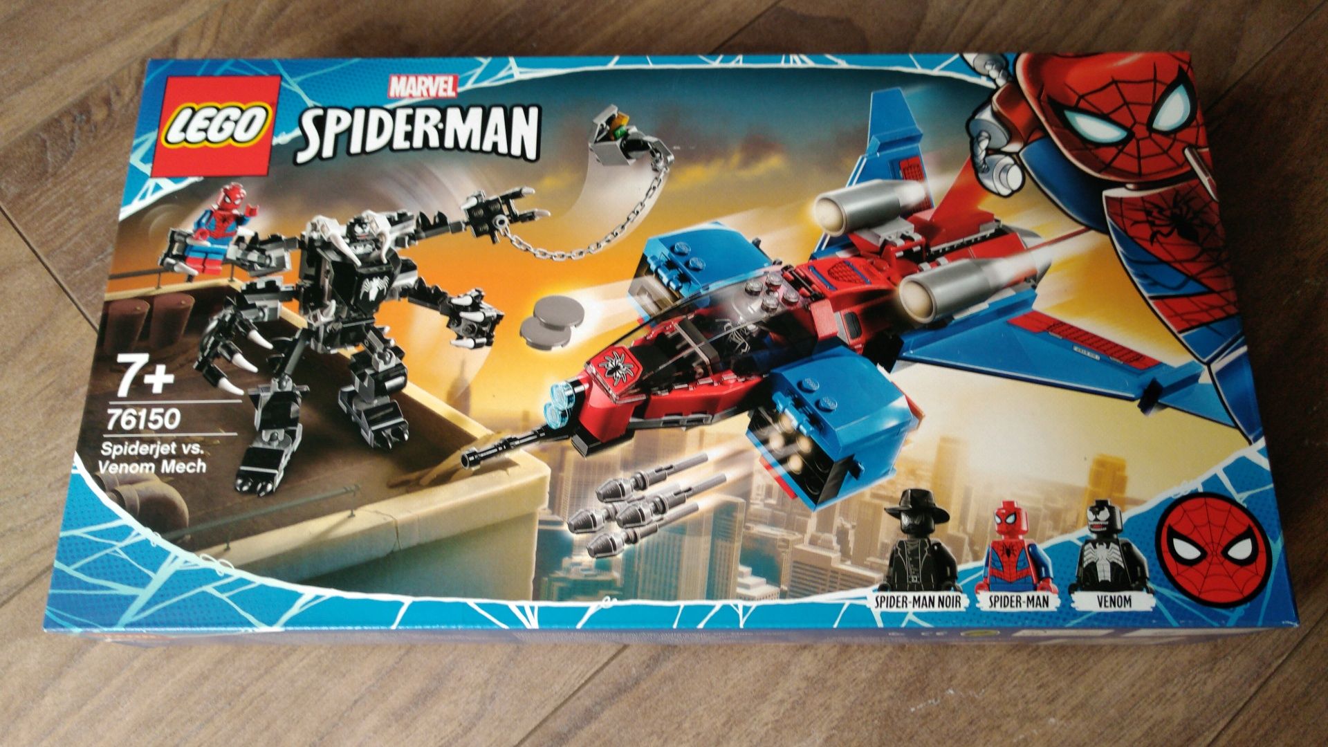 LEGO 76150 Marvel Spiderman pajęczy odrzutowiec kontra mech Venoma