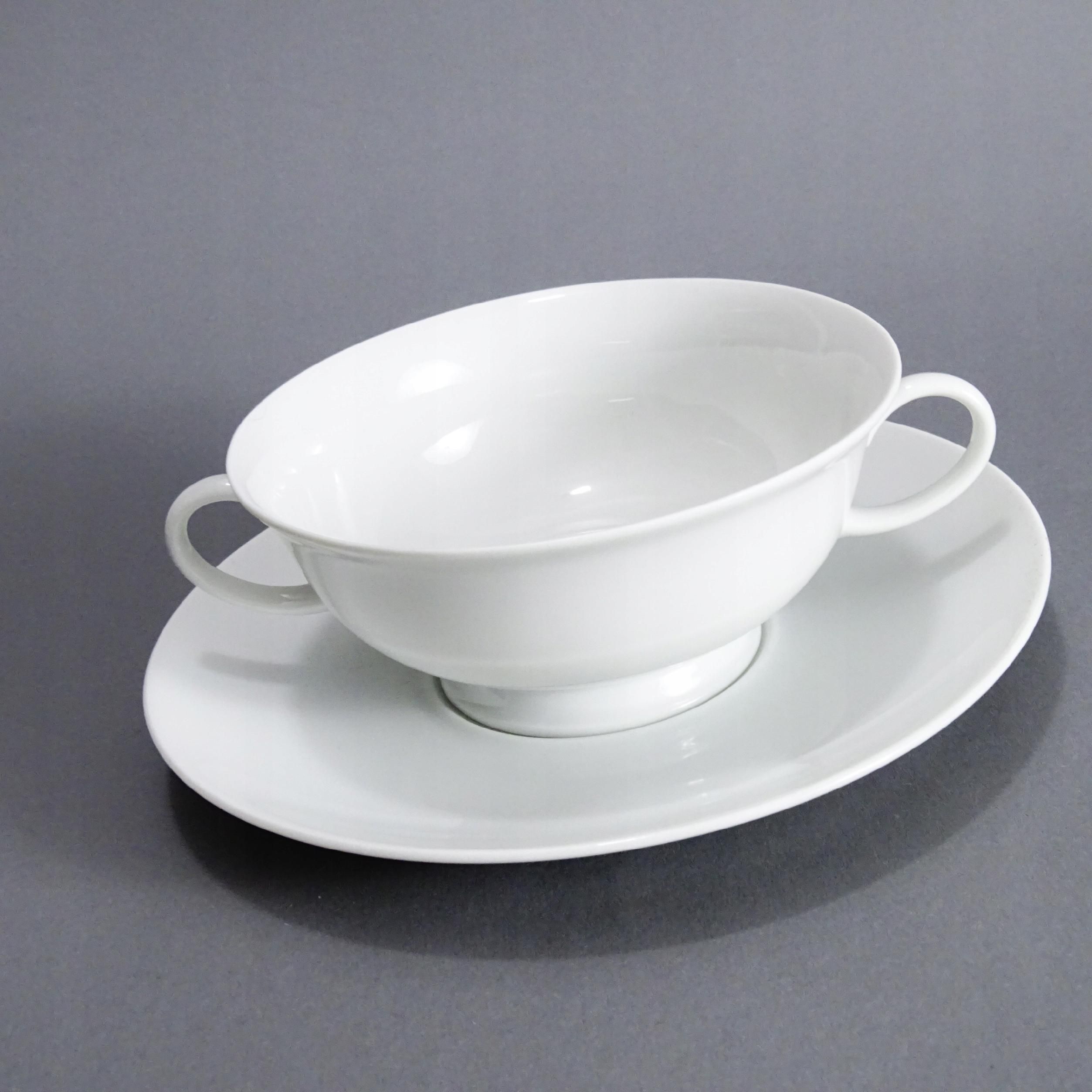 biała bulionówka porcelanowa rosenthal