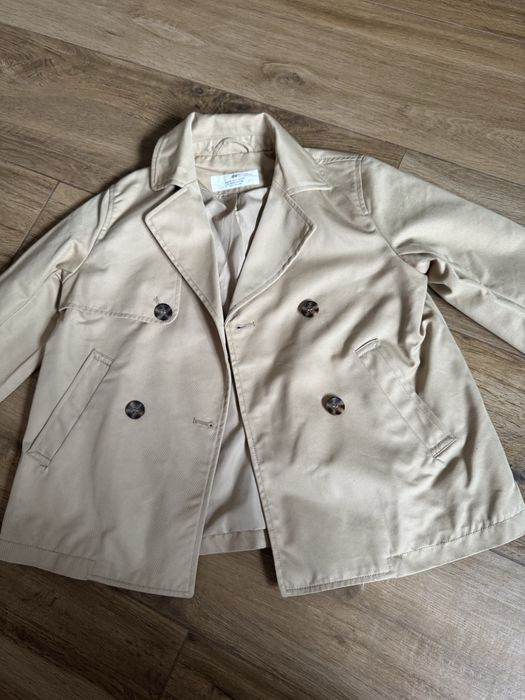 H&M płaszcztk trencz dla dziewczynki 122