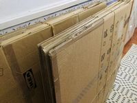 Caixas IKEA de cartão para mudanças, 15 unidades, usadas, 64x34x40 cm