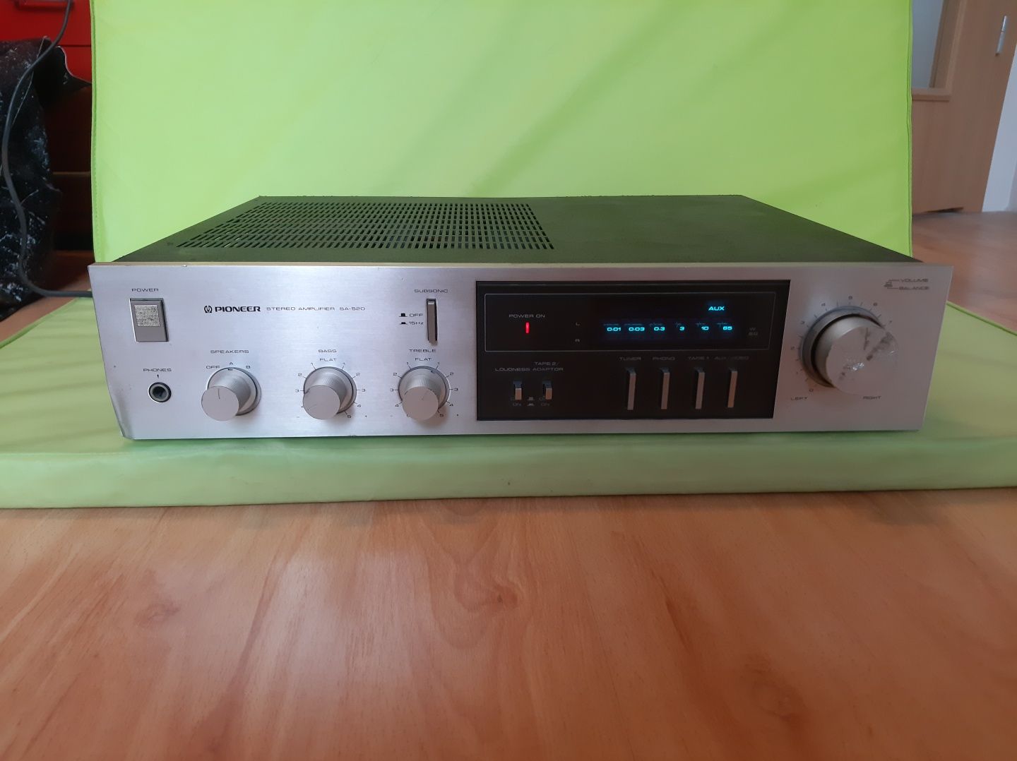 Pioneer SA-520 Amplifier Wzmacniacz Blue Line
