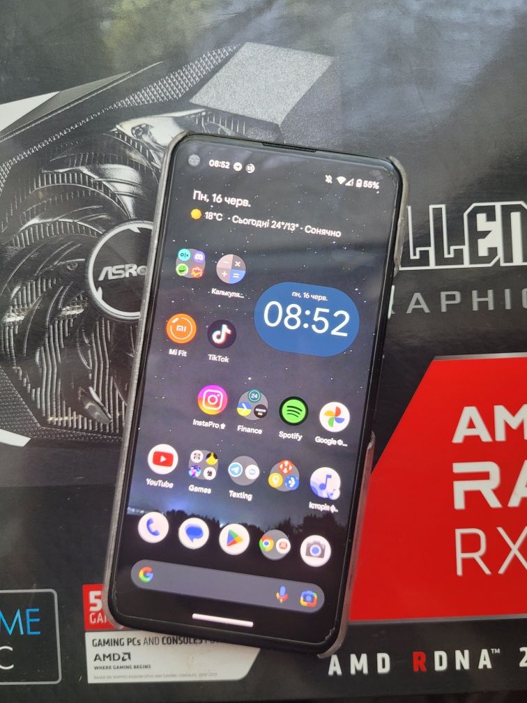 Google pixel 4a neverlock 2 sim 1 фіз + е-сім є ТОРГ