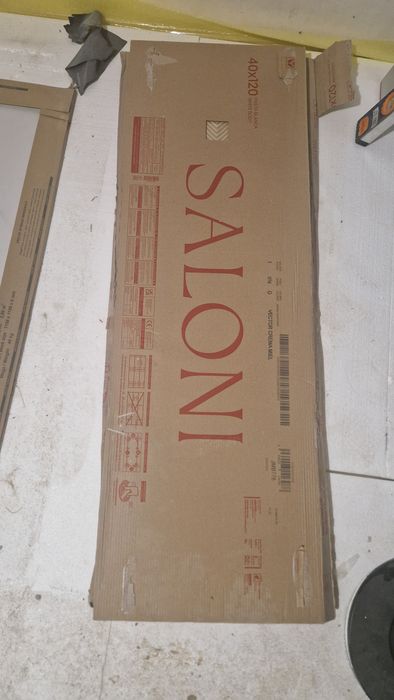 Płytka ścienna Saloni Vector Crema Miel 40x120