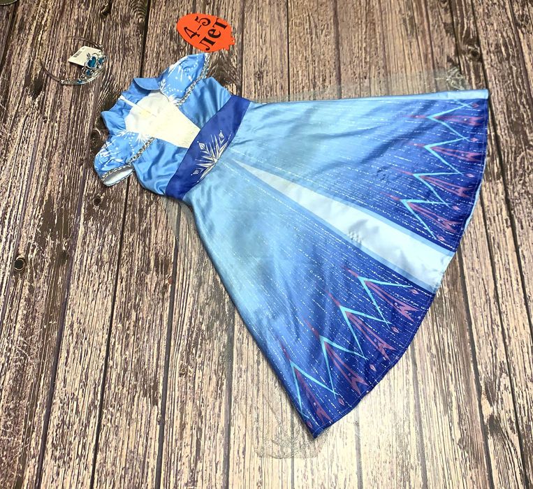 Новогоднее платье Эльза Холодное сердце для девочки 4-5 лет