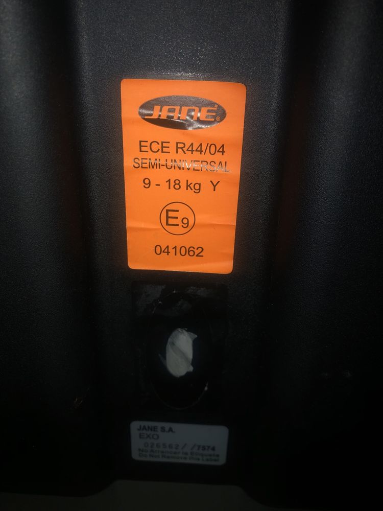 Cadeirinha auto Jané Isofix