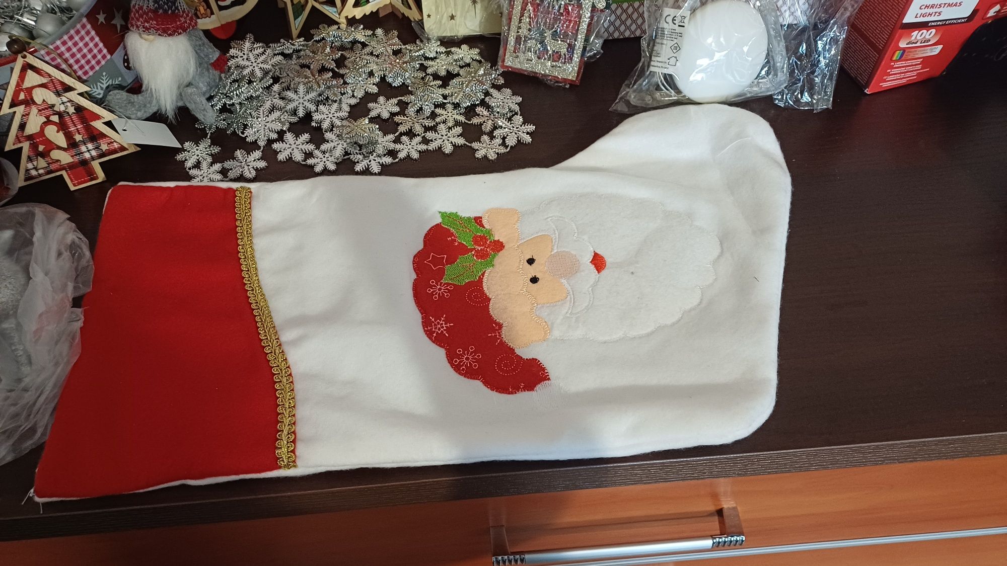 Ozdoby świąteczne zestaw nowe światełka lampki