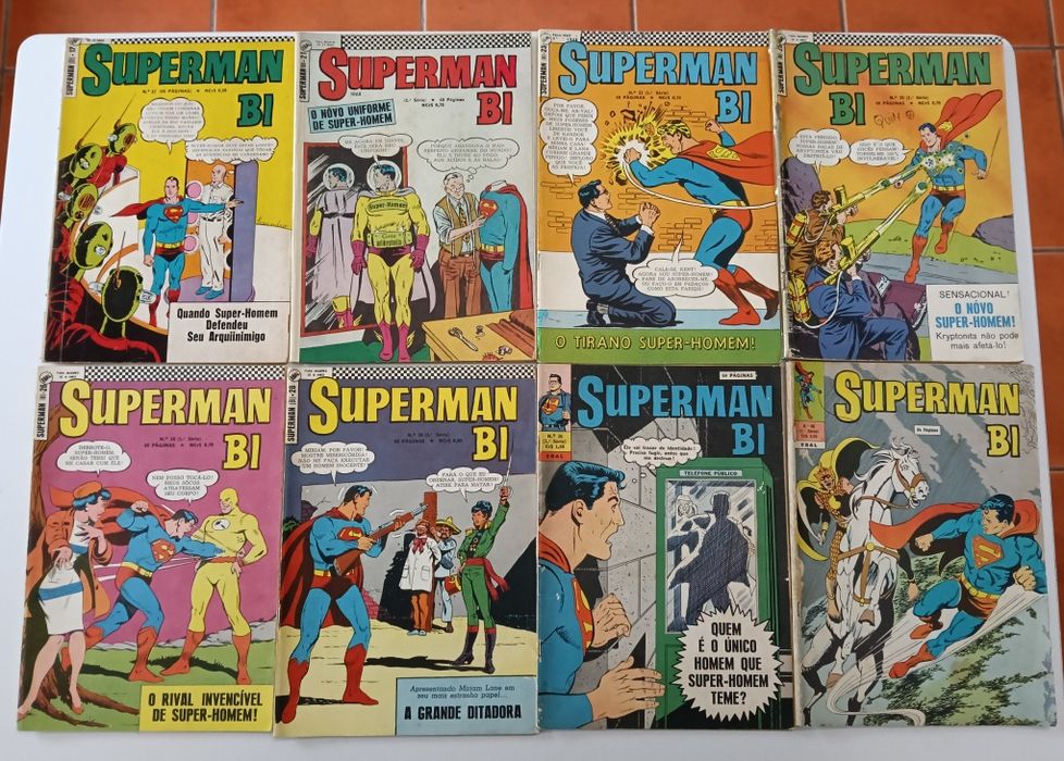 65 Livros Superman, Supermoça, e Superboy da Ebal e da Abril