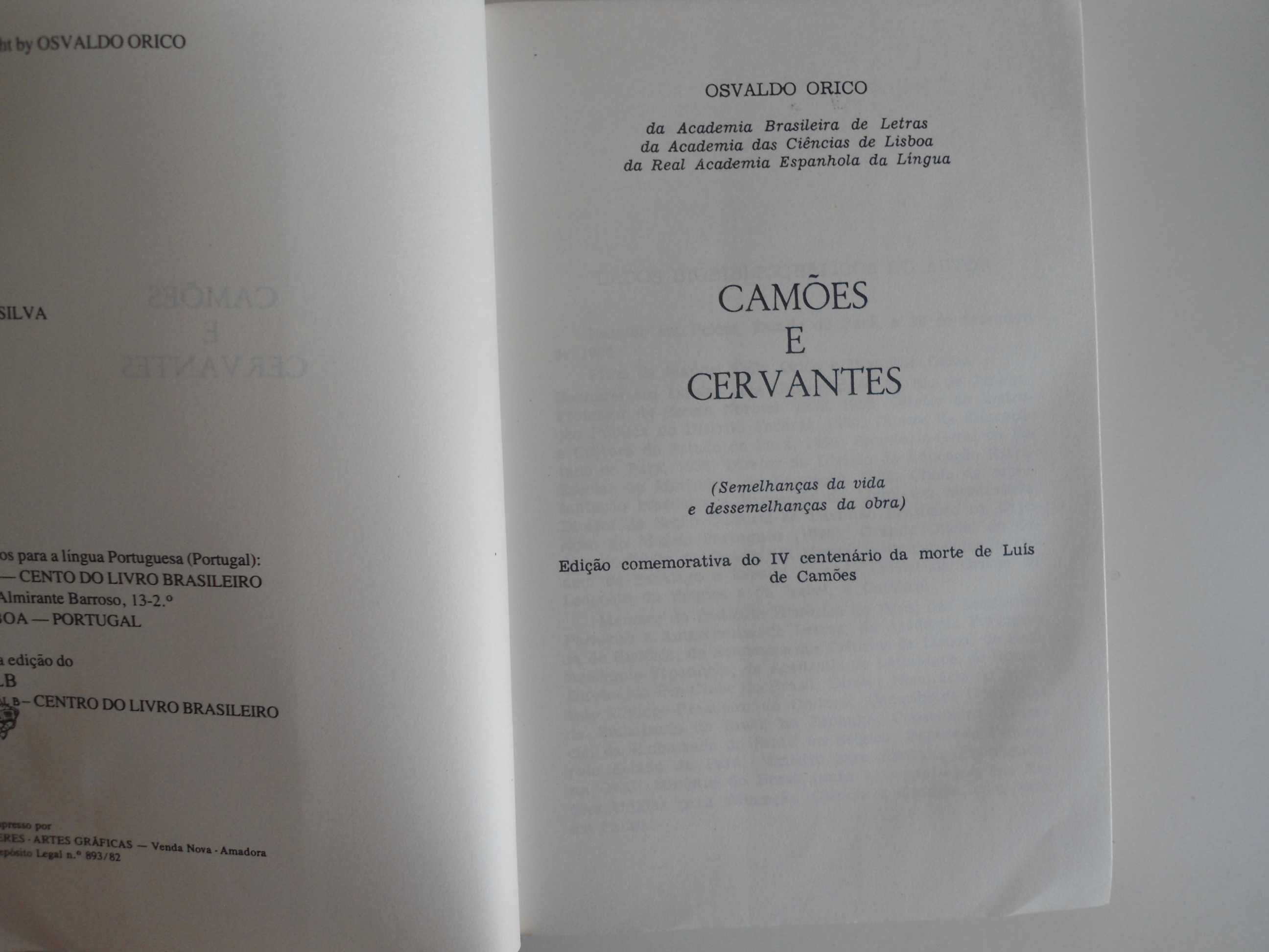 Camões e Cervantes por Osvaldo Orico