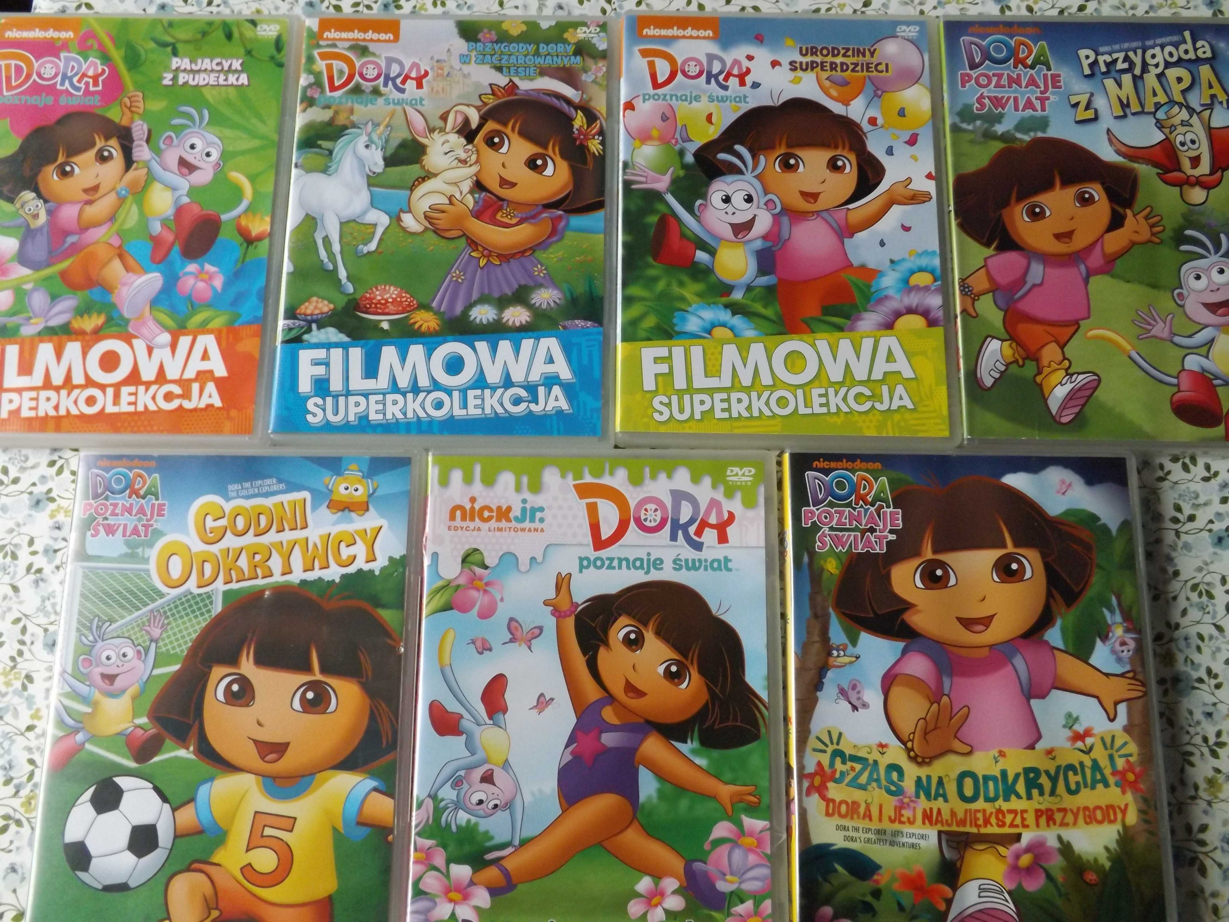 Dora poznaje świat - gimnastyczka bajka dvd film