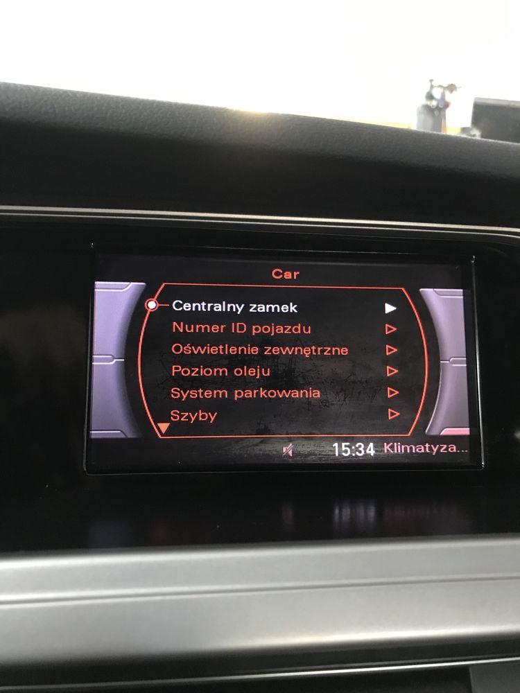 Polskie Menu Audi a4 a5 q5 a6 Radio Concert Symphony MMI