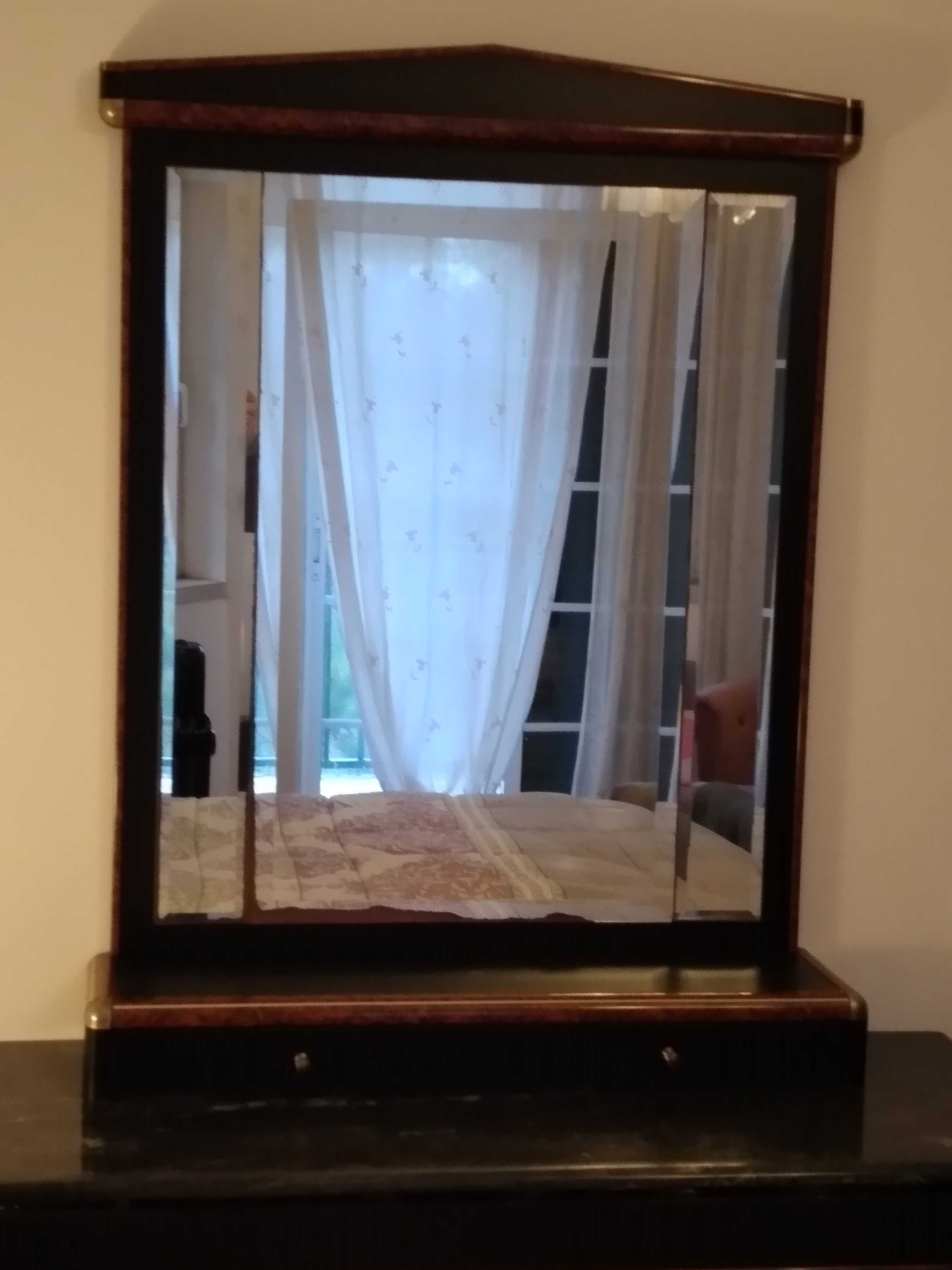 Espelho para cómoda / tocador de quarto madeira maciça