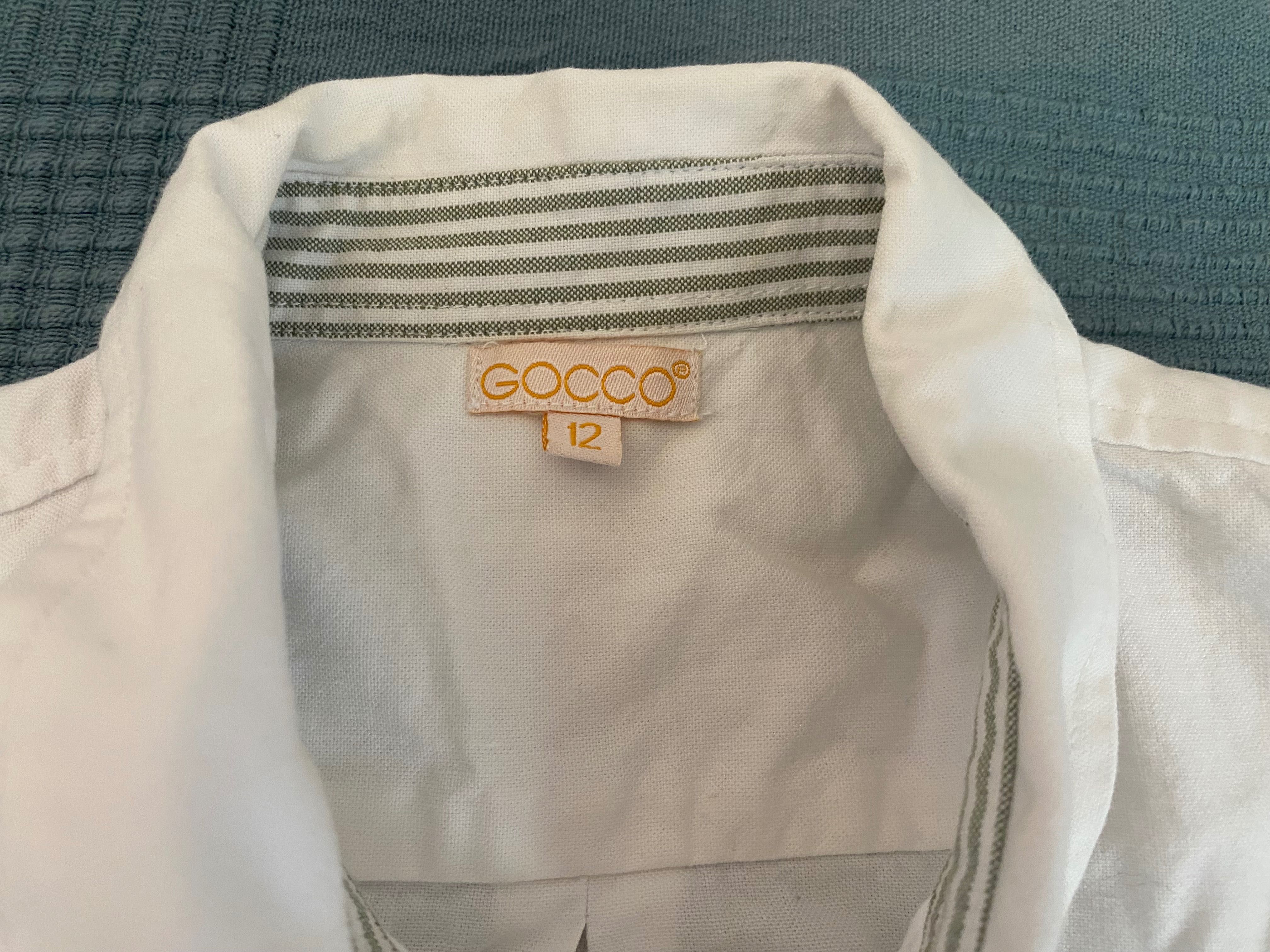 camisa branca Gocco 12 anos, 100% algodão, muito boa apesar de usada