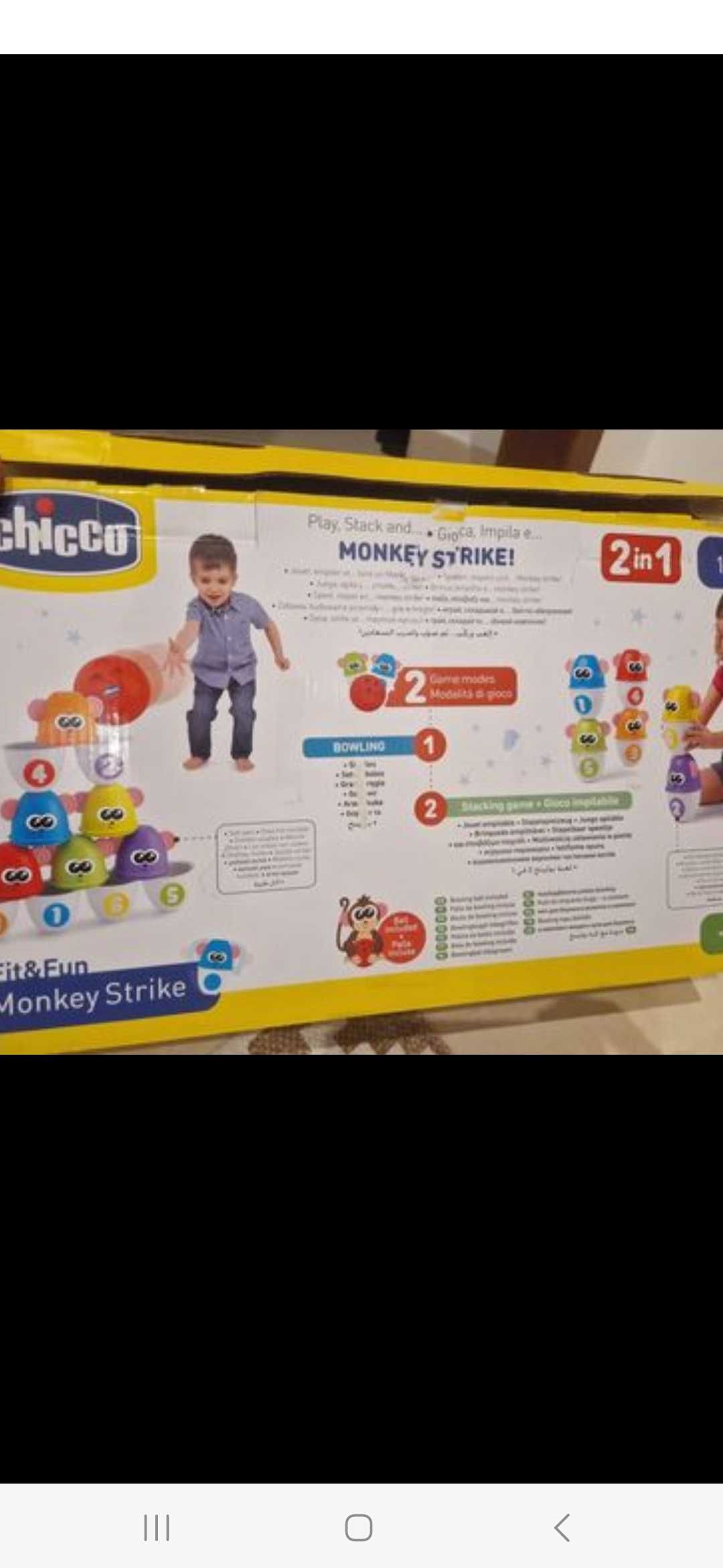 Jogo chicco monkey strike