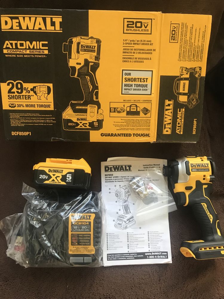 Імпакт Dewalt DCF850P1