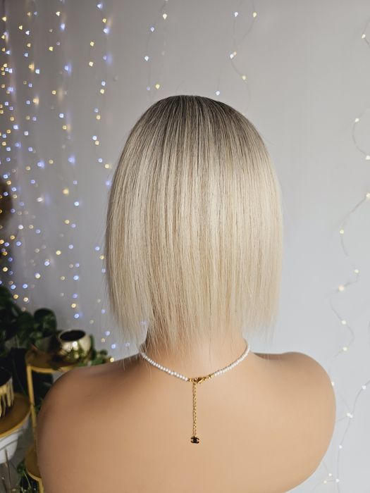 Tupet topepr uzupełnienie włosów Beata 30 cm blond naturalna fryzura