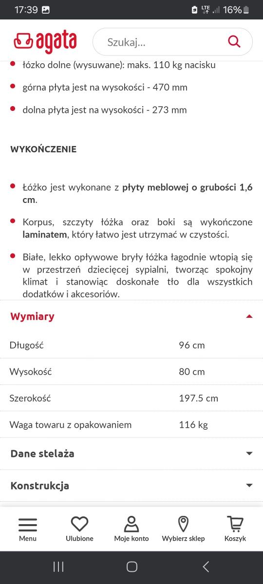 Łóżko podwójne wysuwane piętrowe