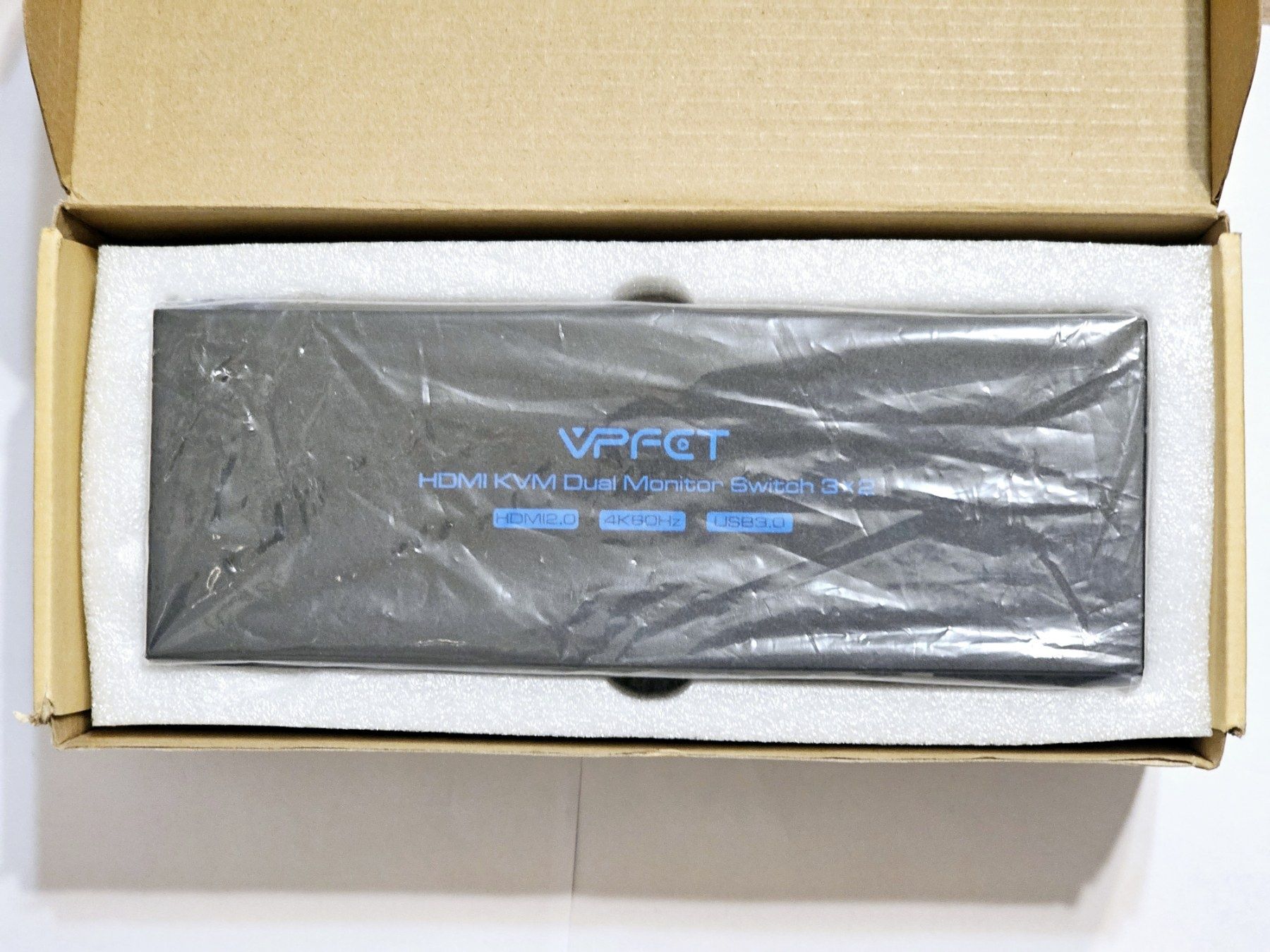 Свіч HDMI KVM Dual Monitor 3×2 VPFET VP-SW330