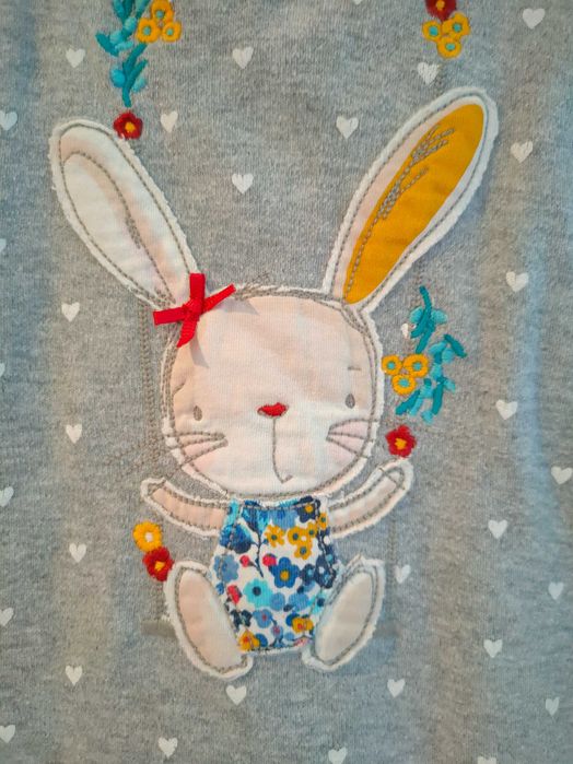 Ciepłe ogrodniczki z królikiem