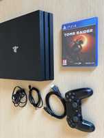Konsola Playstation 4 Pro, pad PS4, gra