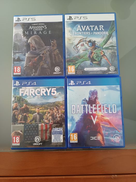 Jogos PS5 e PS4 vendo ou troco