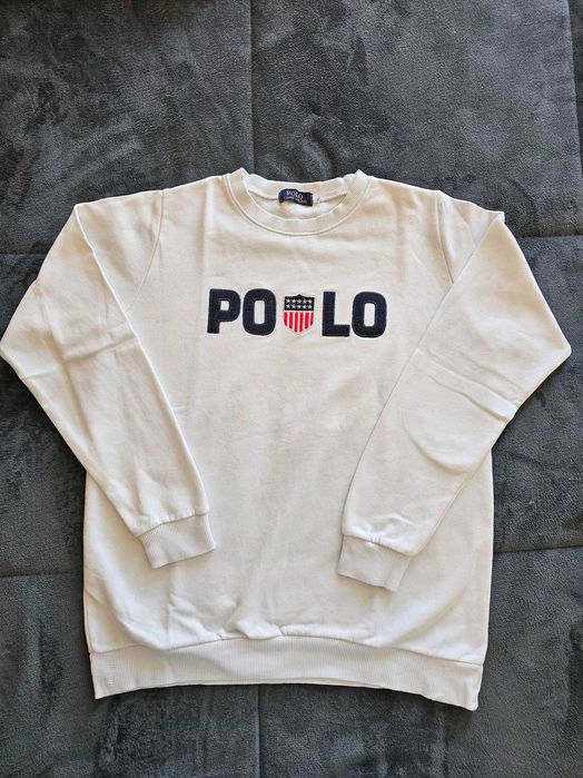 Sweatshirt Polo Ralph Lauren - Bordado POLO - Tom Creme/Bege