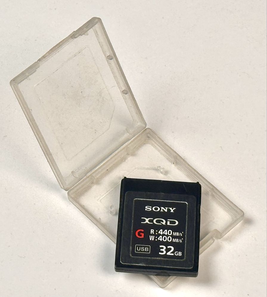 Karta pamięci Sony XQD G 32GB 440 MB/s – Używana