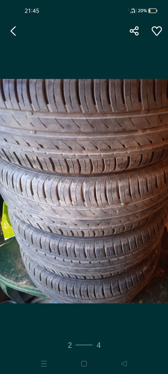 Opony Letnie 4sztuki.  195/65r15