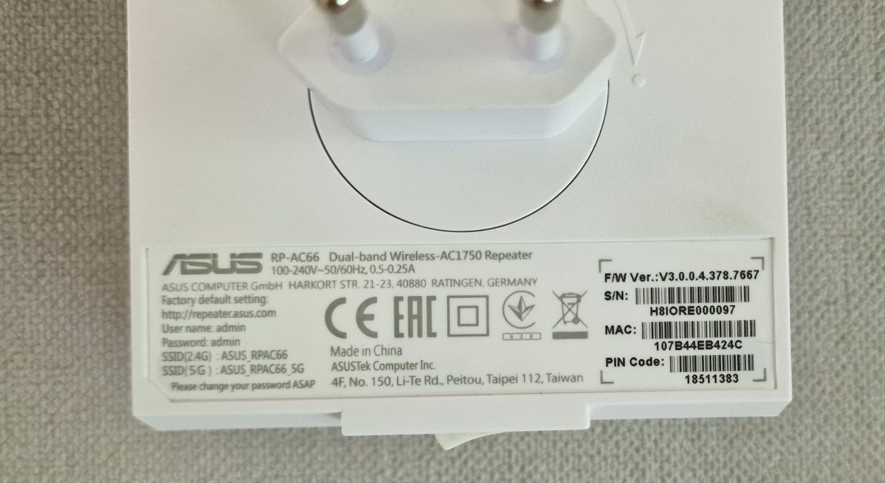 ASUS RP-AC66 wzmacniacz wifi, access point, repeater