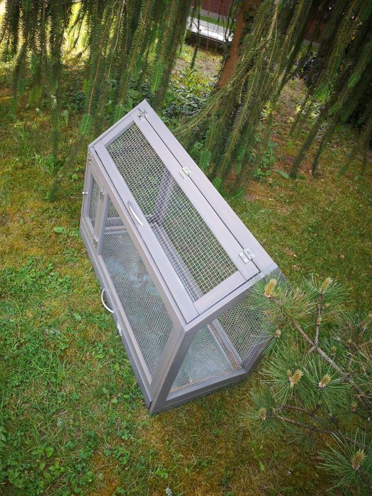 Klatka królik chomik drewniana buk