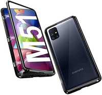Etui 3w1 Magnetic GLASS 360° - Aluminium do Samsung Galaxy M51