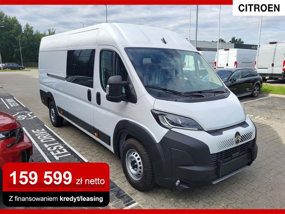 Citroën Jumper L4H2 Zabudowa Brygadowa 2.2 180KM  Full LED !! Drzwi 270° !! Cyfrowe Lusterko !! Czujniki Parkowania !!