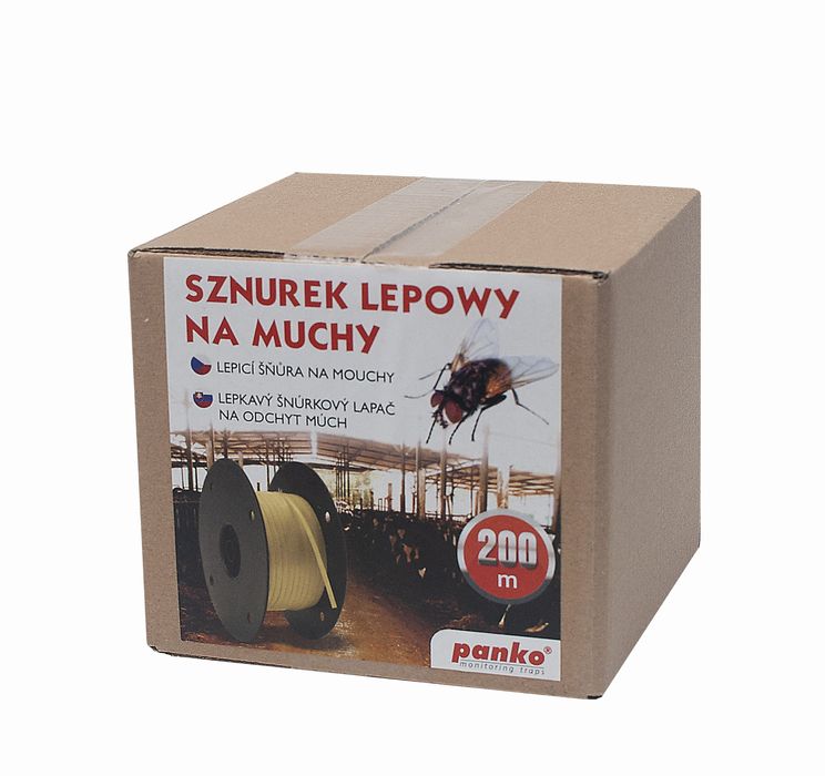 Sznurek lepowy na muchy  (dł. 200 m)