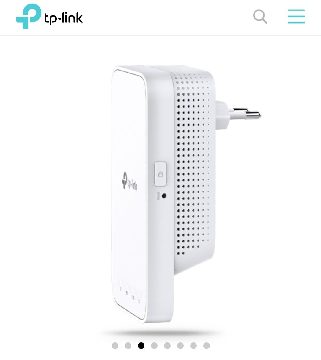 Extensor/Repetidor sinal WiFi - TP link AC1200