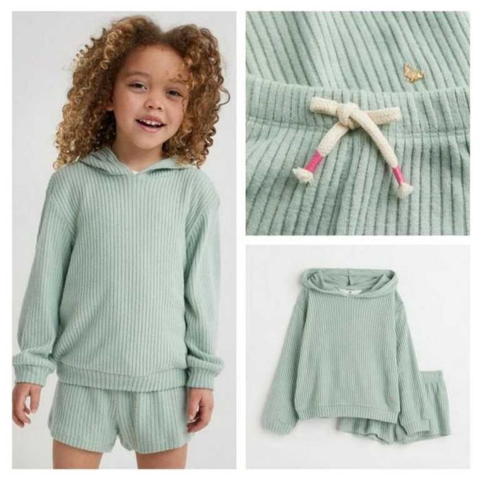 Костюм спортивный худи и шорты HM спортивний шорти zara