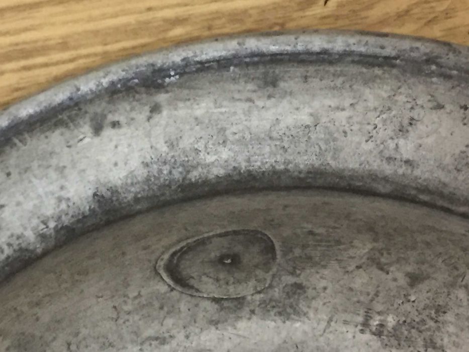 Peças em prata e estanho. Antigas. Made in France.