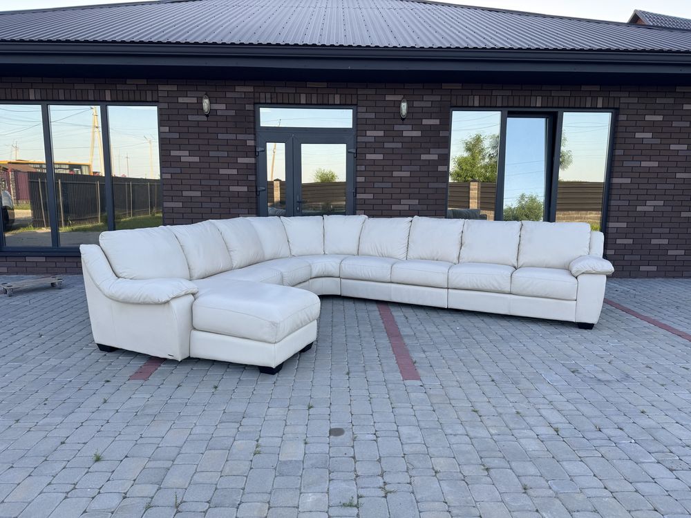 Доставка ! Величезний італійський шкіряний диван Italsofa
