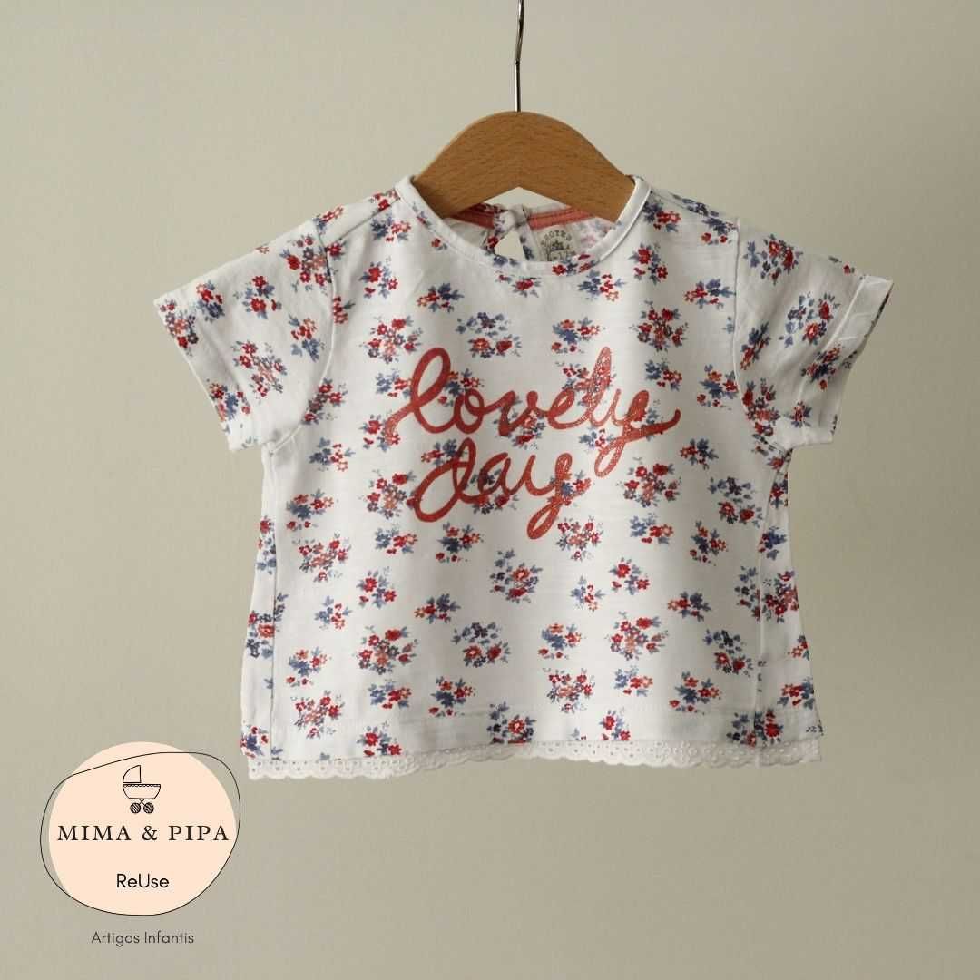 T-Shirt Brotes  6/12 meses