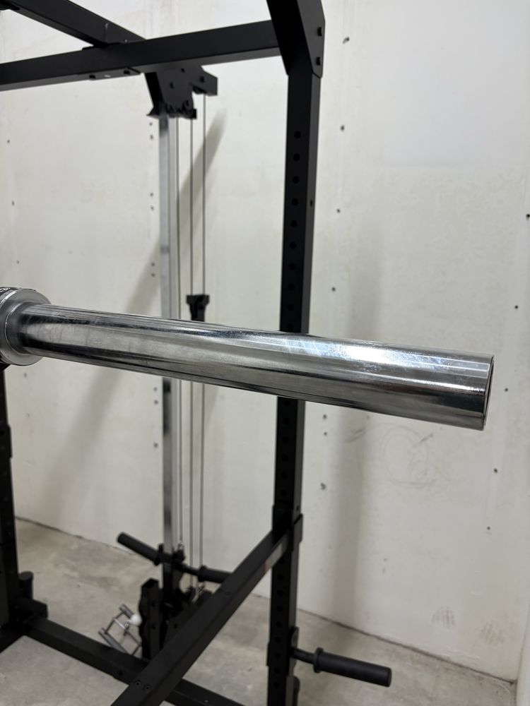 Barra Olímpica 20 Kg (220 cm x 50 mm - Aço - Cinzento)