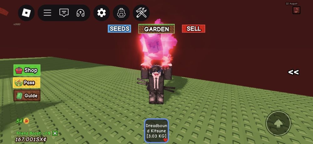 Китсуне grow a garden kitsune