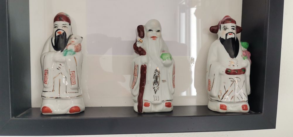 Estatueta chinesa 3 Reis magos