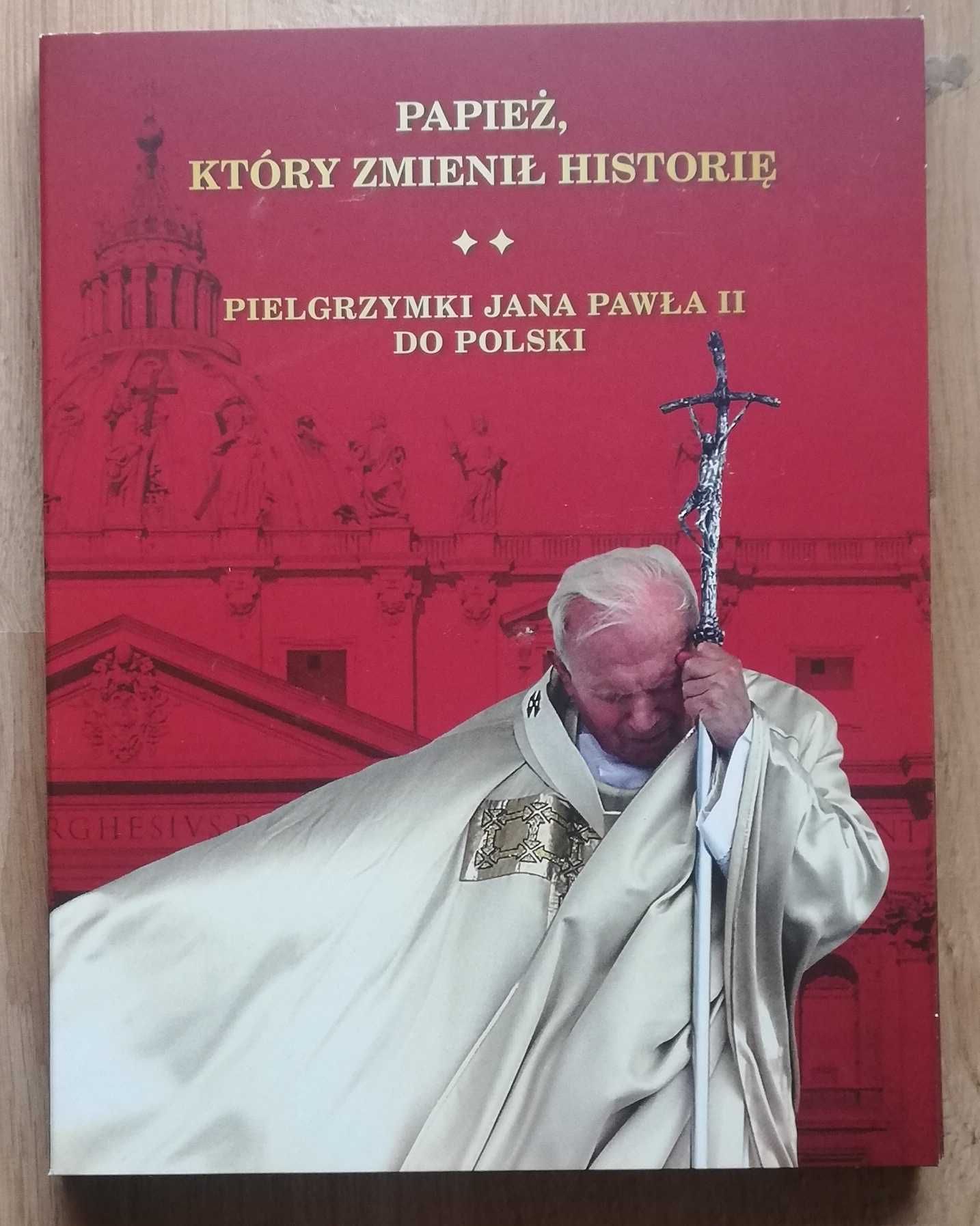 Pielgrzymki Jana Pawła II do Polski zestaw 8 numizmatów w tym 1 złoty