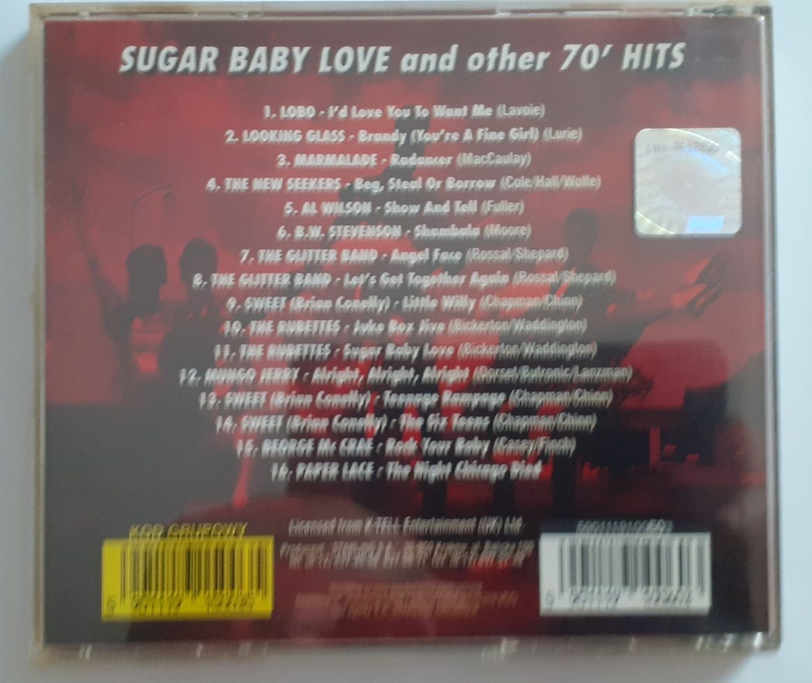 CD Sugar Baby Love and Other - 70' Hits