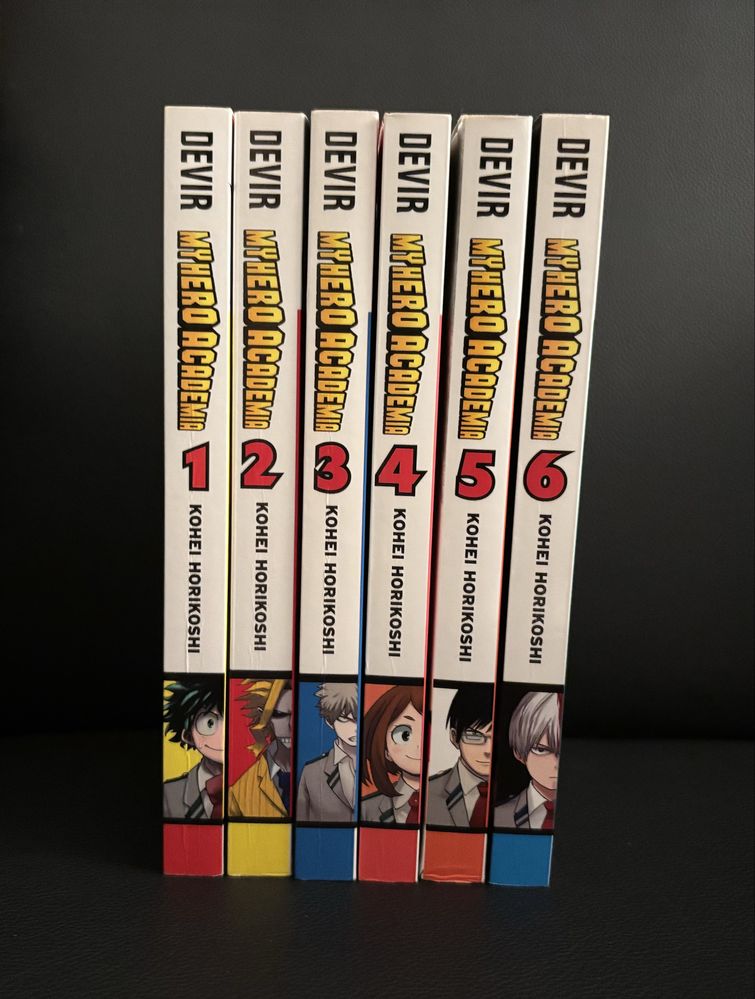 My Hero Academia - Volume 1 a 6 - Manga