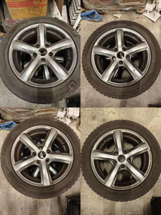 Alufelgi 16 ATT 640 5x114,3  z oponami zimowymi 205x55x16