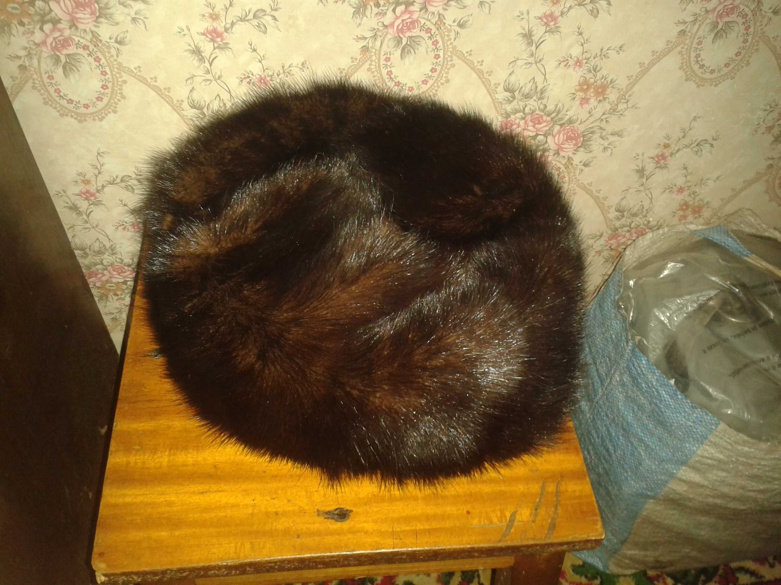 Норковая мужская зимняя шапка