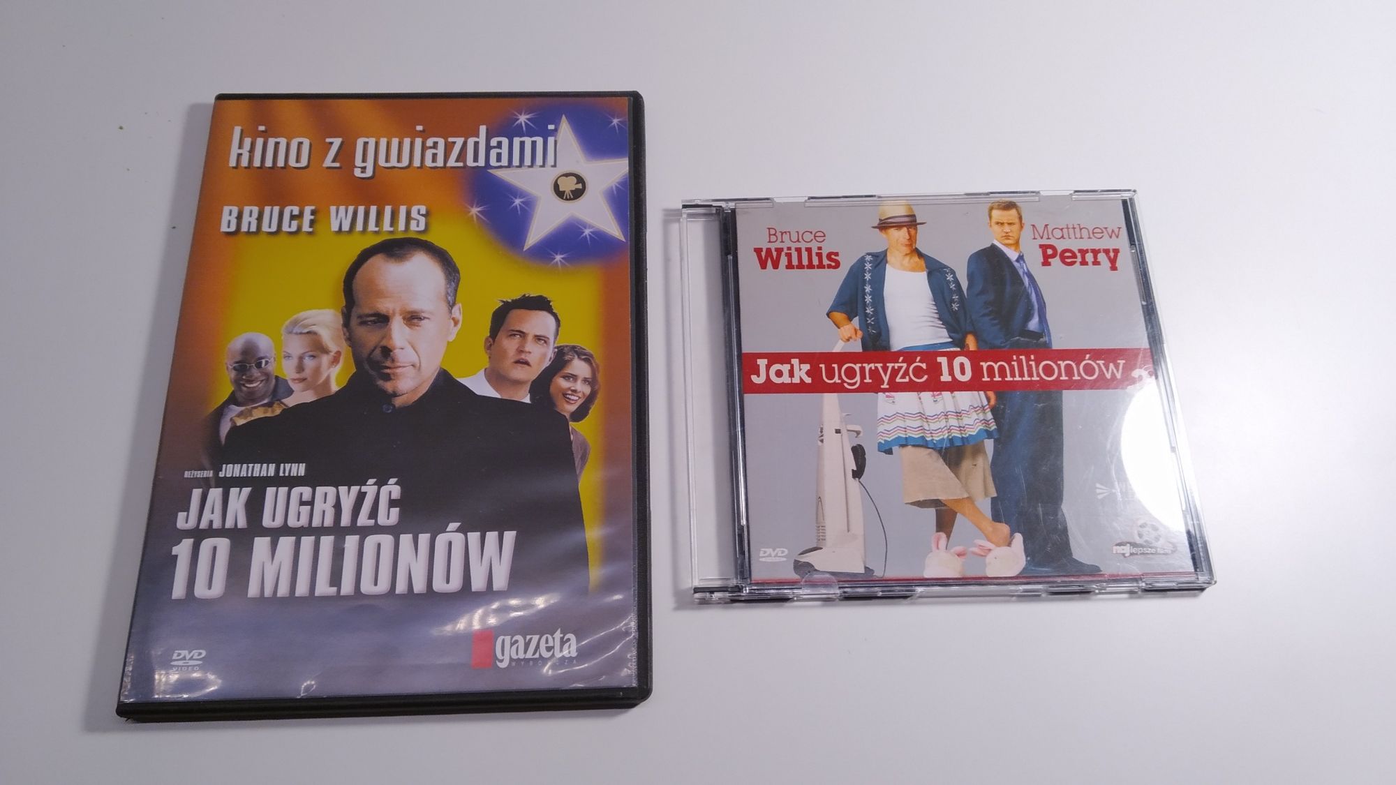 2xDVD Jak ugryźć 10 milionów 1 i 2 Bruce Willis czarna komedia