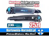 SOLIDNY METALOWY Nóż do tapet 18mm Nożyk tapetowy 18mm ostrze łamane